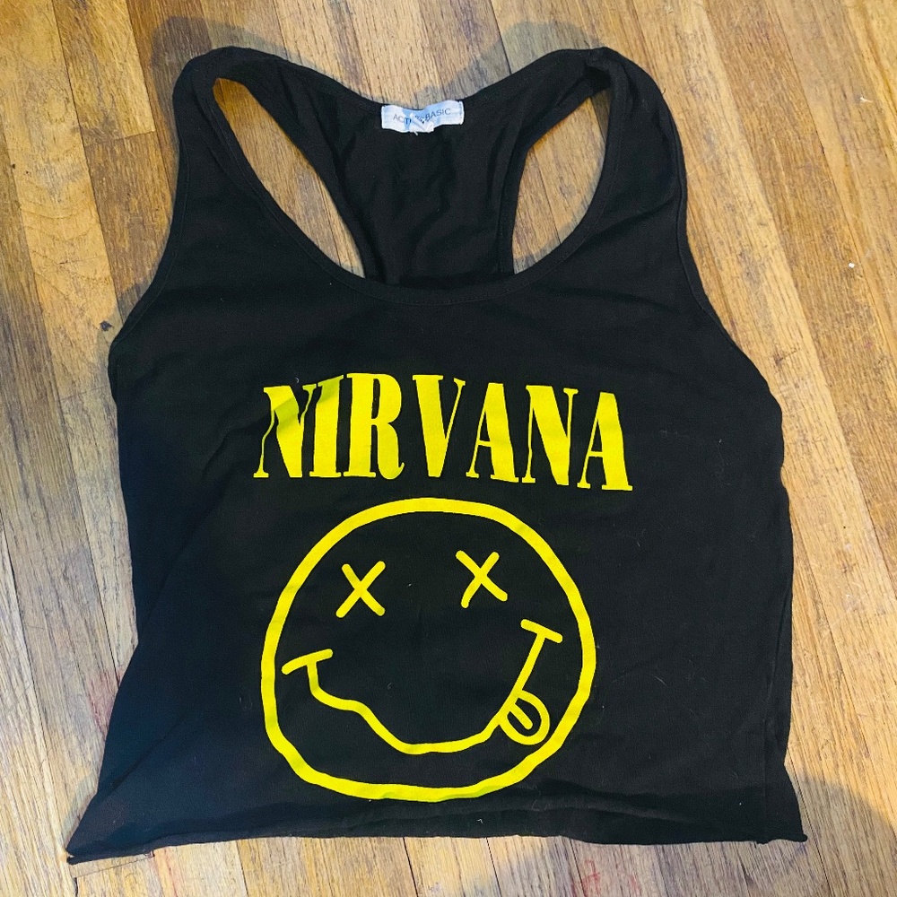 nirvana tank/crop top